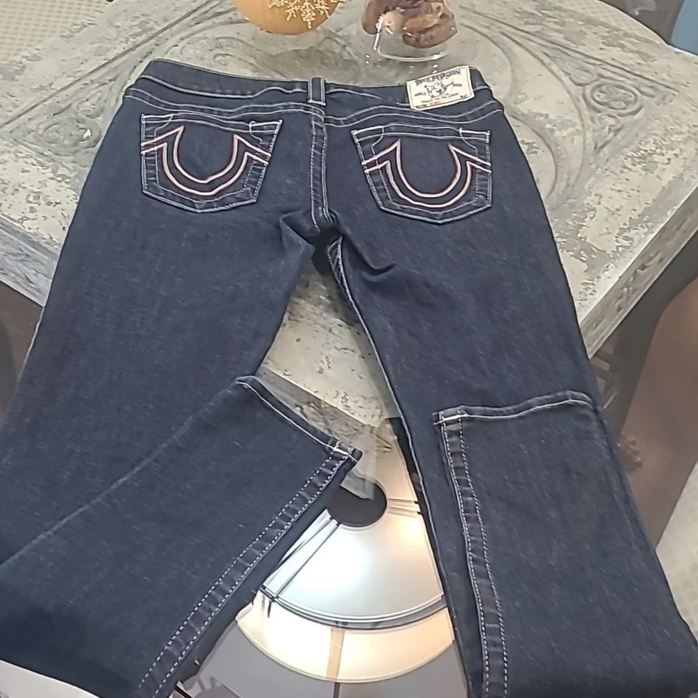 TRUE RELIGION WORLD TOUR ICONIC WOMENS SKINNY JEANS 28 - Picture 8 of 12